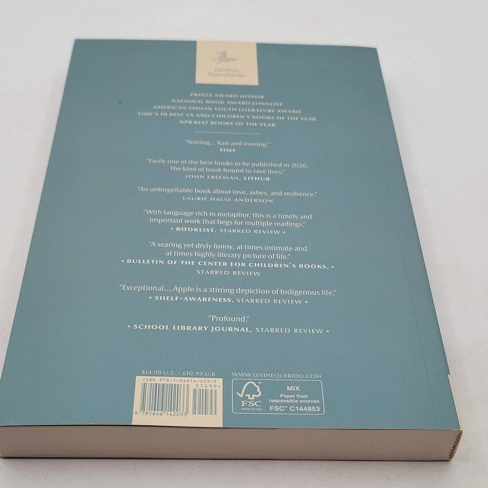 Eric Gansworth Apple Skin to the Core Paperback 1st Printing Printz Honor EX